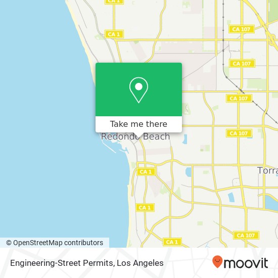 Engineering-Street Permits map