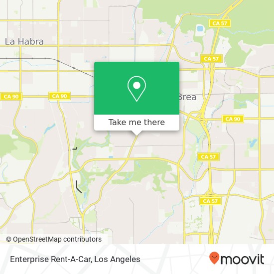 Mapa de Enterprise Rent-A-Car