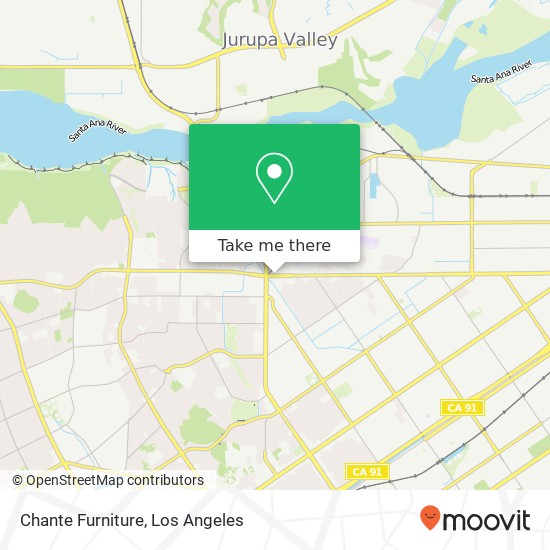 Chante Furniture map