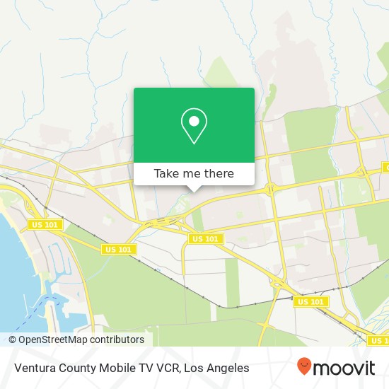 Mapa de Ventura County Mobile TV VCR