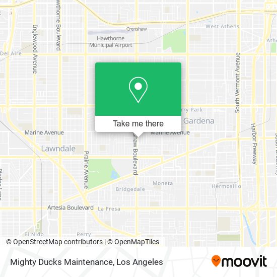 Mighty Ducks Maintenance map