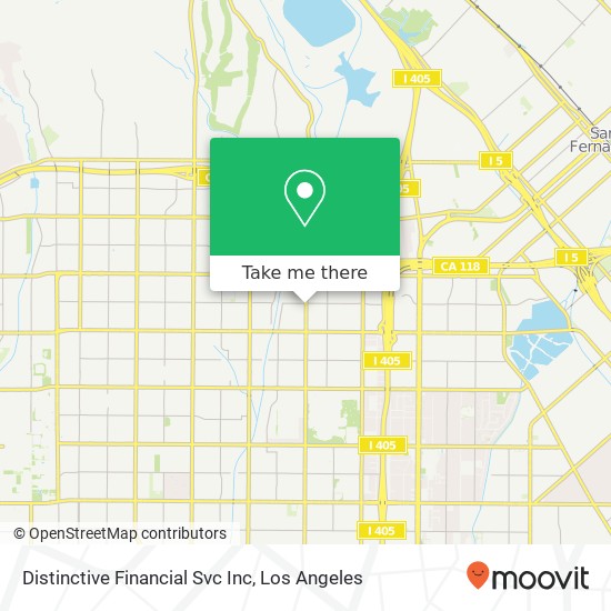 Distinctive Financial Svc Inc map