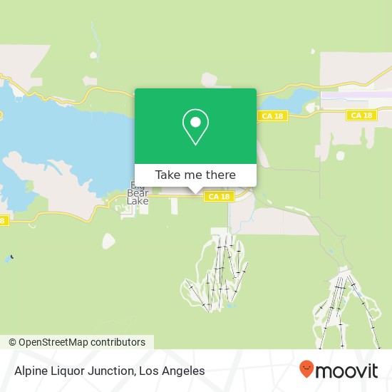 Alpine Liquor Junction map