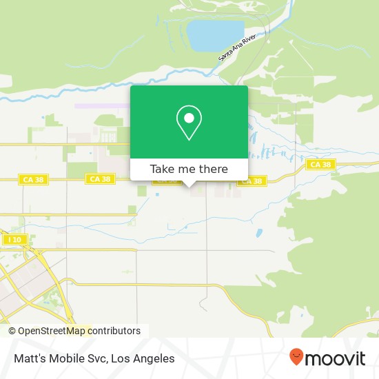 Matt's Mobile Svc map