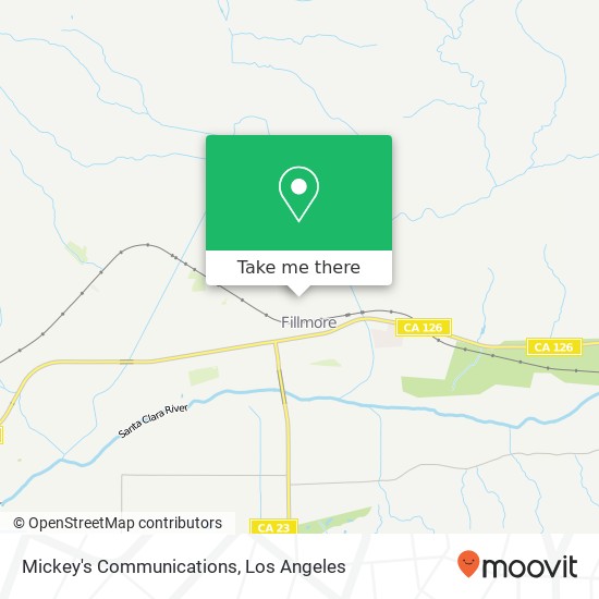 Mapa de Mickey's Communications