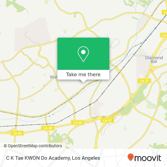 Mapa de C K Tae KWON Do Academy