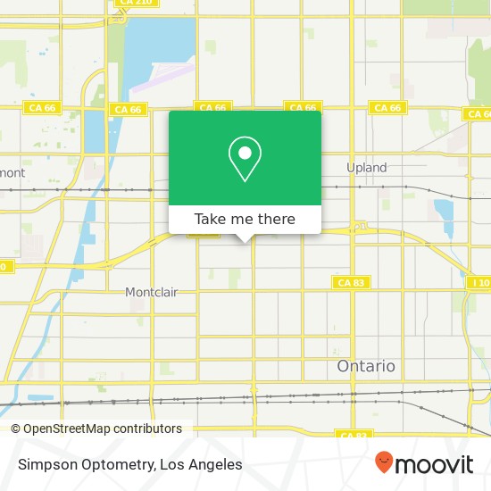 Simpson Optometry map