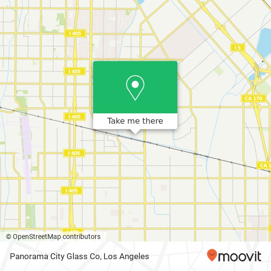 Panorama City Glass Co map