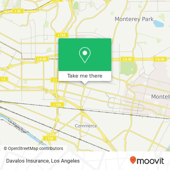 Davalos Insurance map