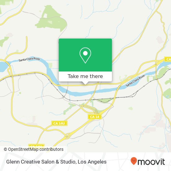 Mapa de Glenn Creative Salon & Studio