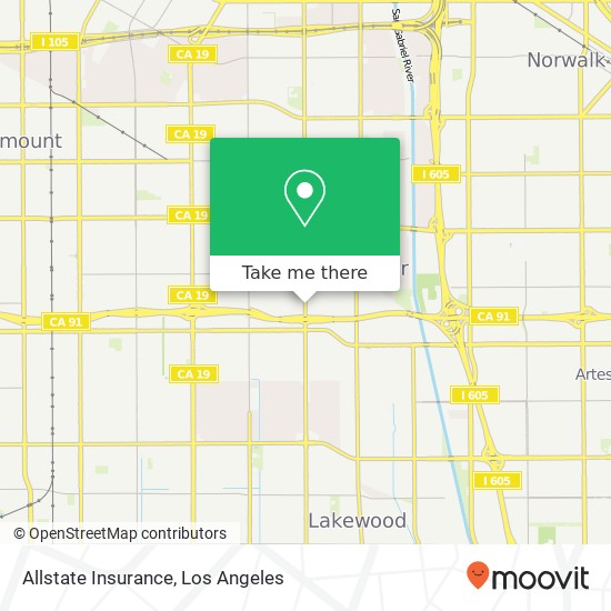 Allstate Insurance map