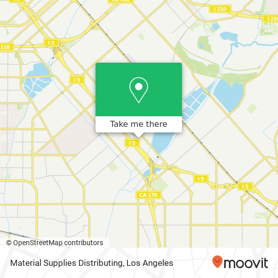 Material Supplies Distributing map