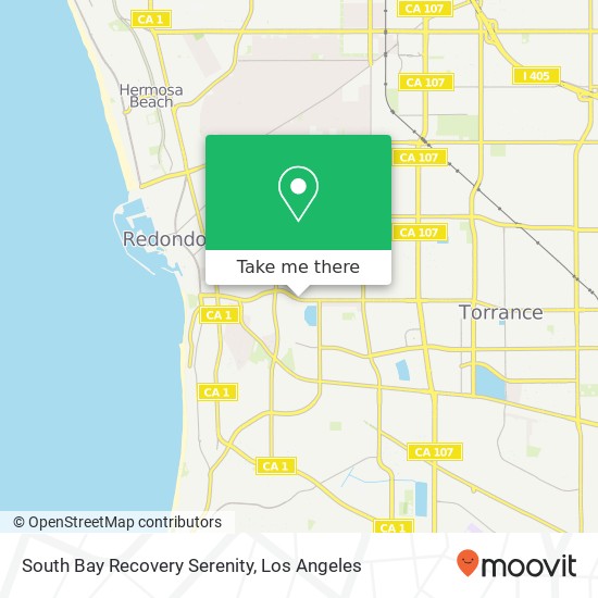 South Bay Recovery Serenity map