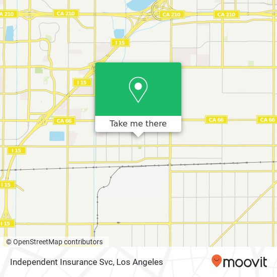 Independent Insurance Svc map