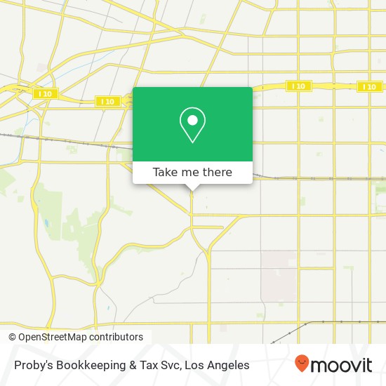 Mapa de Proby's Bookkeeping & Tax Svc