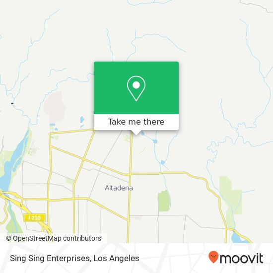 Mapa de Sing Sing Enterprises