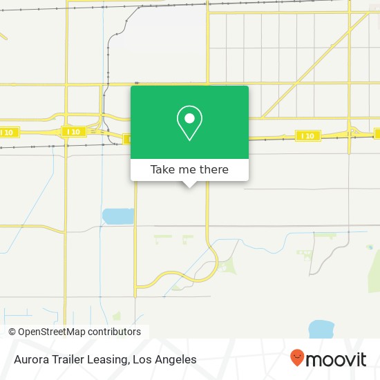 Mapa de Aurora Trailer Leasing