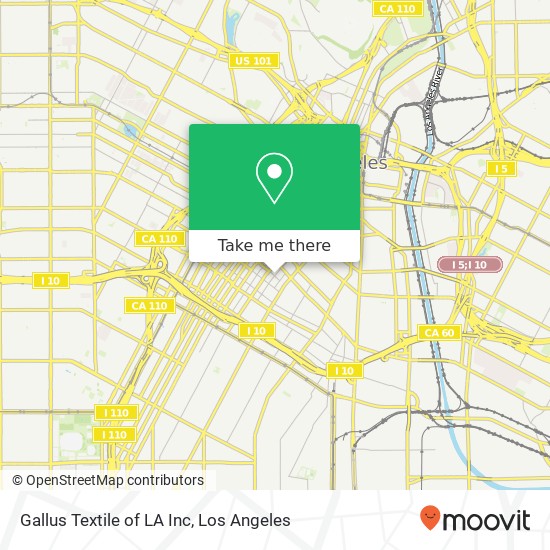 Gallus Textile of LA Inc map