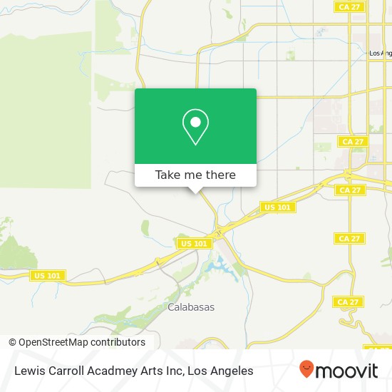 Mapa de Lewis Carroll Acadmey Arts Inc