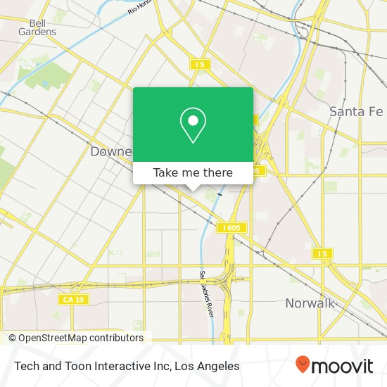 Mapa de Tech and Toon Interactive Inc