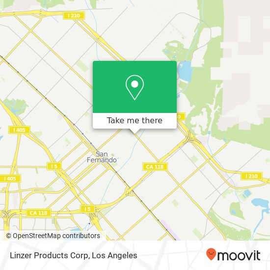 Mapa de Linzer Products Corp