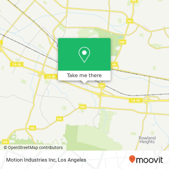 Mapa de Motion Industries Inc