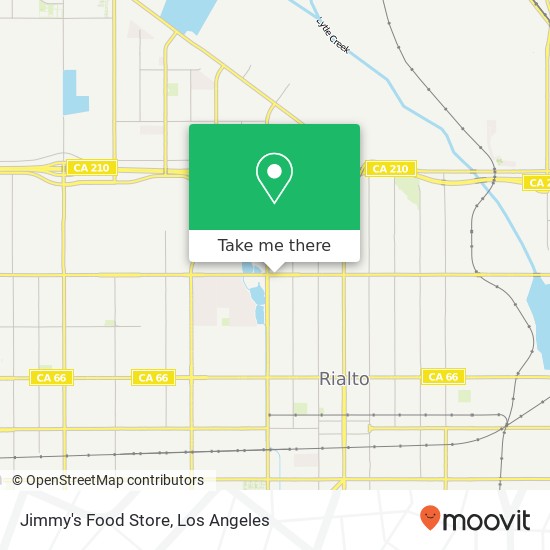 Mapa de Jimmy's Food Store