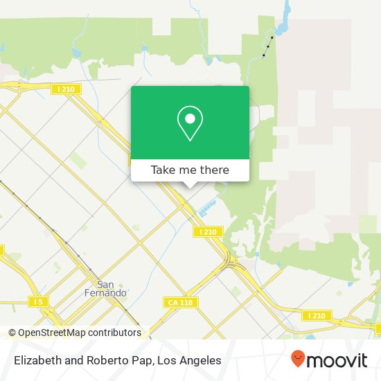 Elizabeth and Roberto Pap map