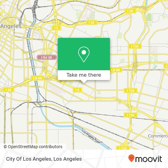 City Of Los Angeles map