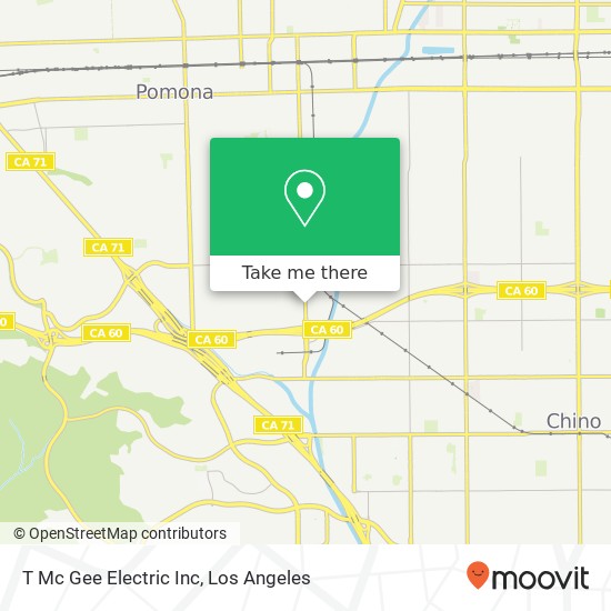T Mc Gee Electric Inc map