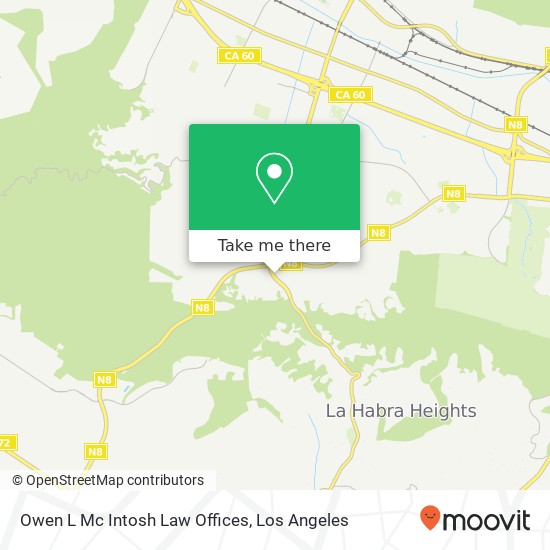 Owen L Mc Intosh Law Offices map