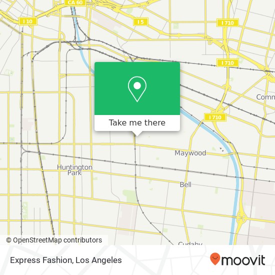 Mapa de Express Fashion