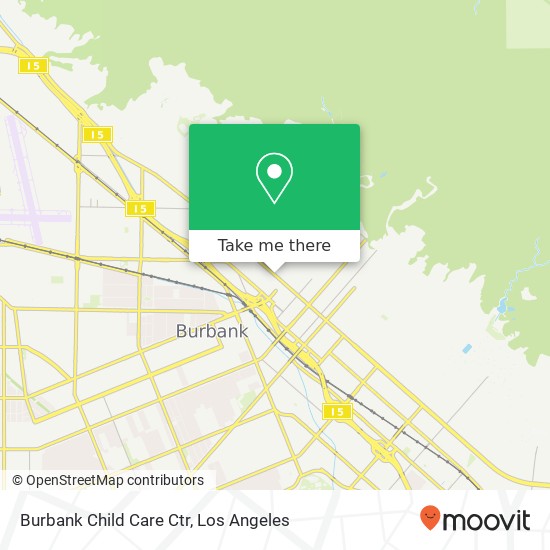 Mapa de Burbank Child Care Ctr