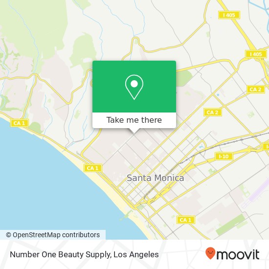 Number One Beauty Supply map