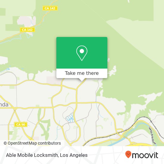 Able Mobile Locksmith map