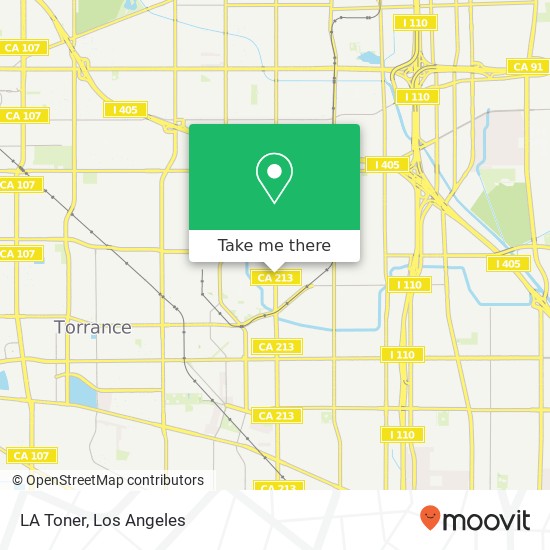 Mapa de LA Toner