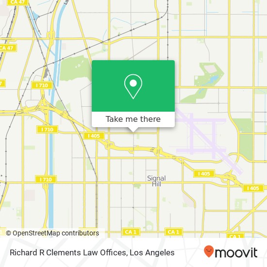 Richard R Clements Law Offices map