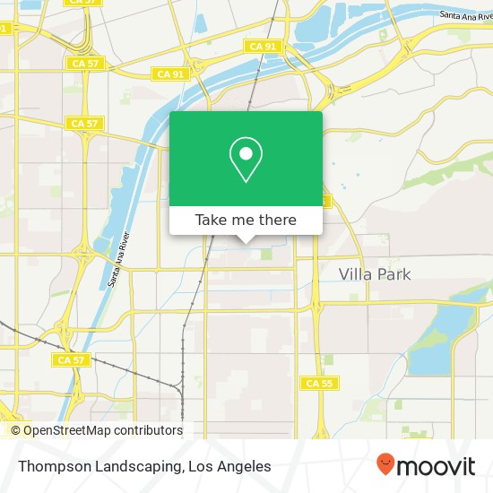 Thompson Landscaping map