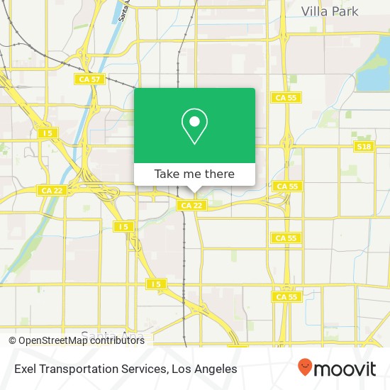 Exel Transportation Services map