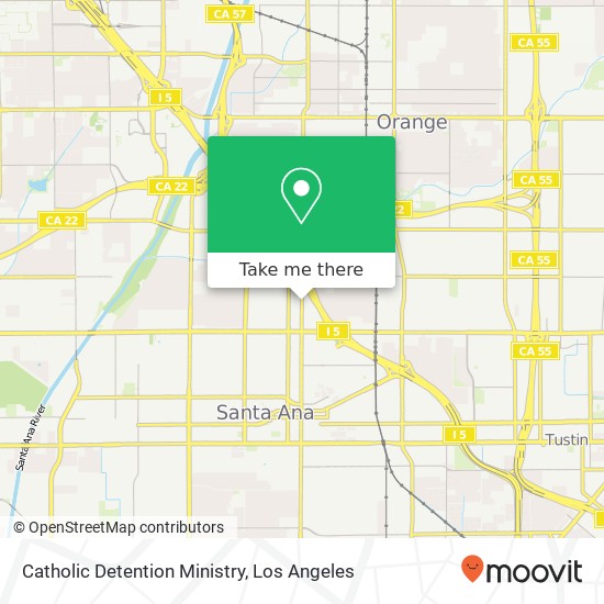 Mapa de Catholic Detention Ministry