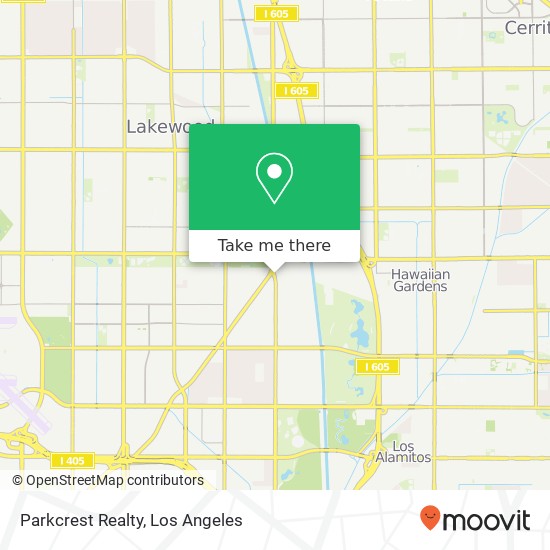 Parkcrest Realty map