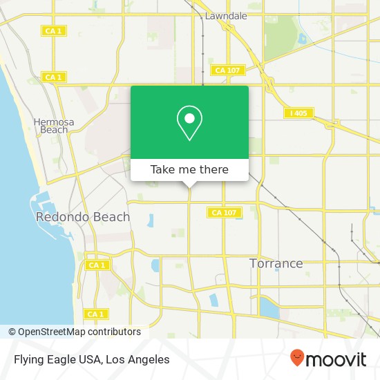 Flying Eagle USA map