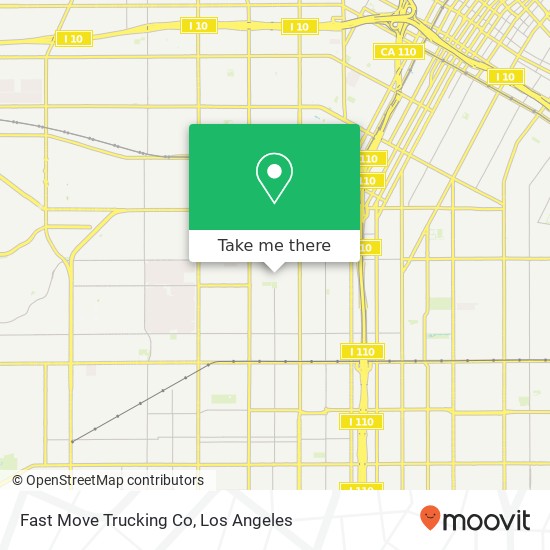 Mapa de Fast Move Trucking Co