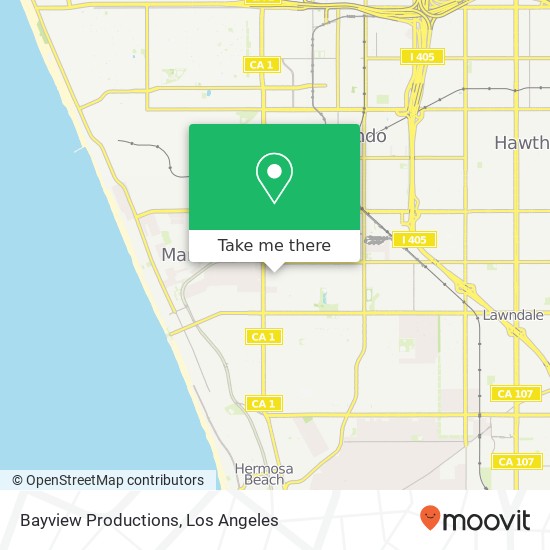 Bayview Productions map