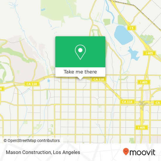 Mason Construction map