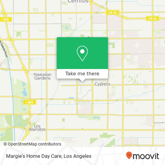 Margie's Home Day Care map