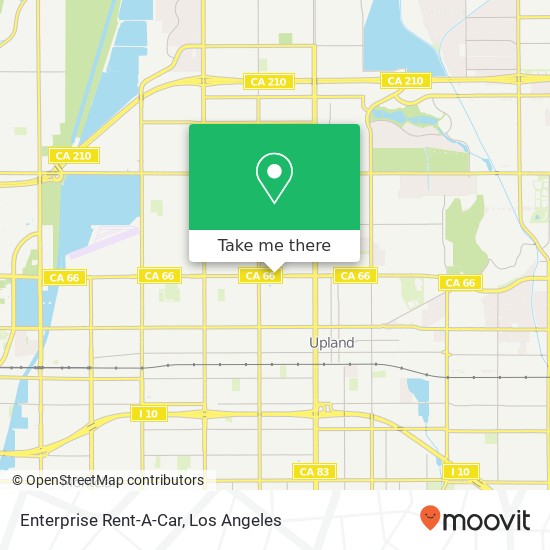 Mapa de Enterprise Rent-A-Car