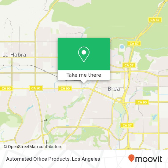 Automated Office Products map