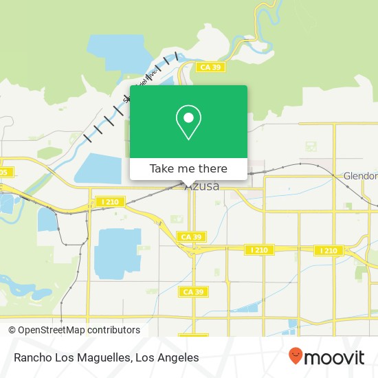 Rancho Los Maguelles map