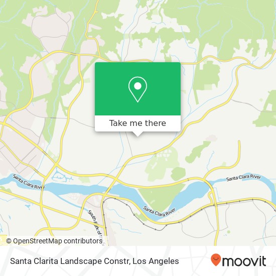 Mapa de Santa Clarita Landscape Constr